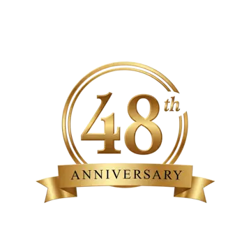 48th anniversary badge